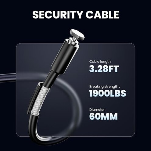 Grimtron Portable Pistol Safes &ndash; Electronic Lock Box & Key Access, Silent Mode, Compact Car Gun Safe for Handgun, Small Single Safe for Travel, Office, Dorm Use