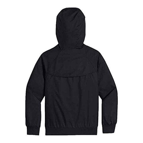 Nike Boy's Sportswear Windrunner Jacket (Little Kids/Big Kids) Black/Black/Black/White MD (10-12 Big Kid)