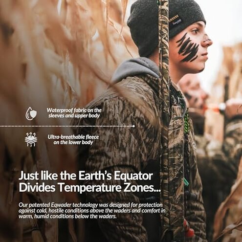 Drake DW3020-006-14 Youth MST Eqwader 1/4 Zip Bottomland Youth Size 14