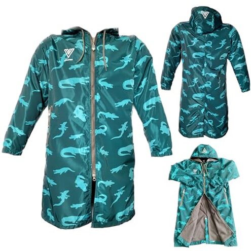 V ATHLETICA Kids Swim Parka - Gators - Youth 7-8 (3X-Small)