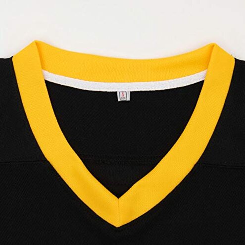 Youth Happy Gilmore #18 Ice Hockey Jersey (Medium, Black)