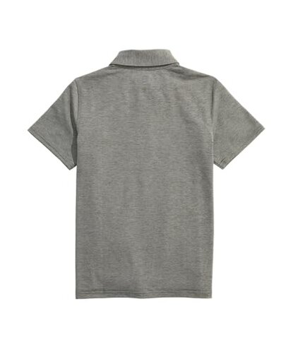 vineyard vines Boys' St. Jean Stripe Sankaty Performance Polo, Gray Pine/White Cap