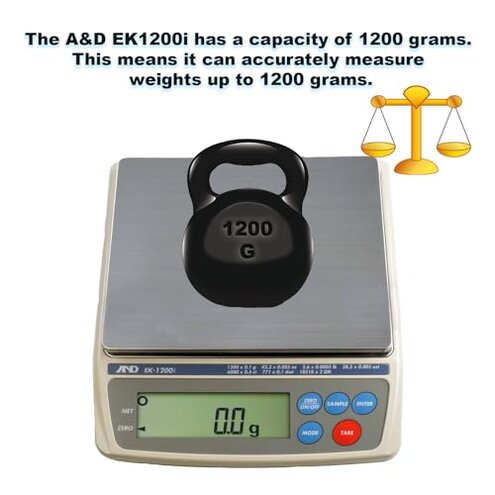A&D EK1200i Legal for Trade Gold Scale - Certified Precision for Professional Jewelry Weighing