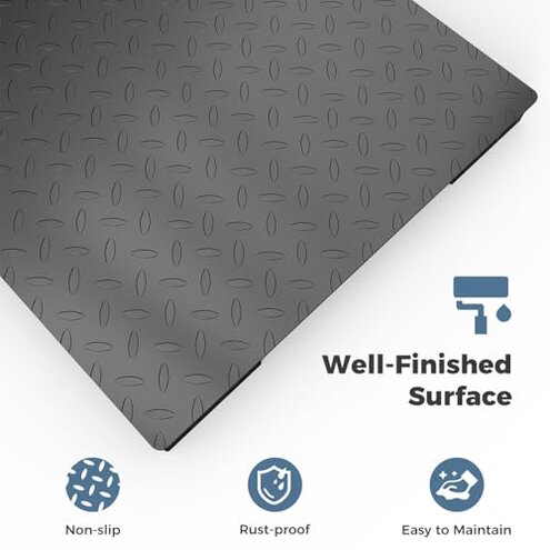 48"x48" Industrial Floor Scale, Heavy-Duty Warehouse Scale with Digital Indicator, Accurate Pallet Scale for Postal Luggage Shipping Mailing Weighing