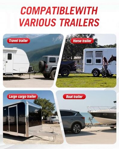 FZZD RV Trailer Tongue Weight Scale, 1800 lbs Max Weight Capacity