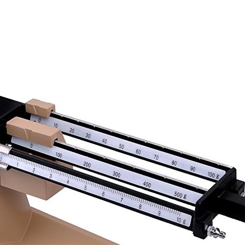 ZeHuoGe Triple Beam Mechanical Balance Scale 2610Gx0.1g Lab Analytical Weight Zero Adjustment Knob Built-in Magnetic Dampening Laboratories Classrooms