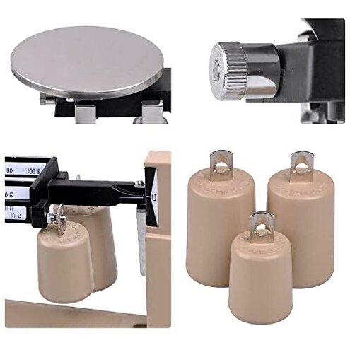 Triple Beam Balance Scale Lightweight Lab Mechanical Balance Scale 2610g/0.1g with Stainless Steel Weighing Platter