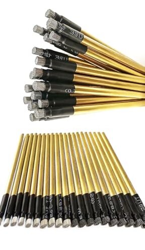 Spectrometer Electrode Brush, Tungsten/Stainless Steel Wire Direct Reading Spectrograph Electrode Brush, Electrode Brush for Metal Analyzer Compatible with Spectro (Stainless Steel, 3)