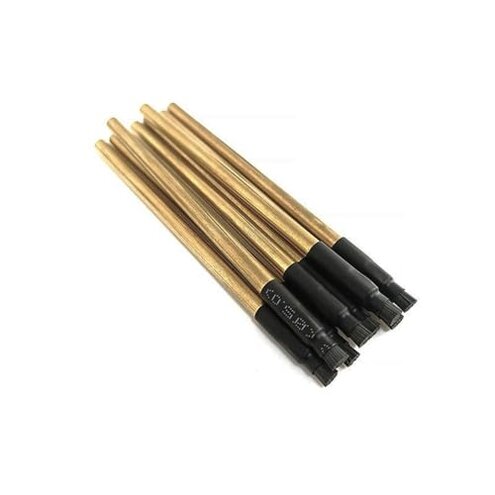 Spectrometer Electrode Brush, Tungsten/Stainless Steel Wire Direct Reading Spectrograph Electrode Brush, Electrode Brush for Metal Analyzer Compatible with Spectro (Stainless Steel, 3)