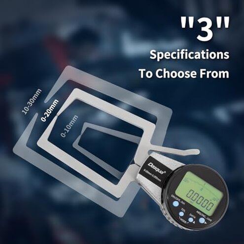 Dasqua Digital External Caliper Gage with 0"-0.8"/0-20mm Measuring Range,Electronic Caliper Gauges for Outside Measurement for Aerospace Machine Shop…
