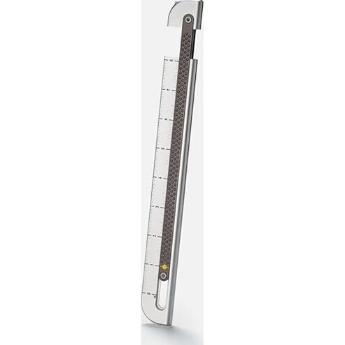 Craighill Metrolog Ruler - 8&rdquo; Dual Scale Imperial & Metric Caliper Ruler, Precision Measuring up to 8 Inches or 20 Centimeters, Durable Aluminum, Telescoping Feature, 3.67oz