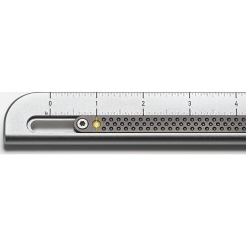 Craighill Metrolog Ruler - 8&rdquo; Dual Scale Imperial & Metric Caliper Ruler, Precision Measuring up to 8 Inches or 20 Centimeters, Durable Aluminum, Telescoping Feature, 3.67oz