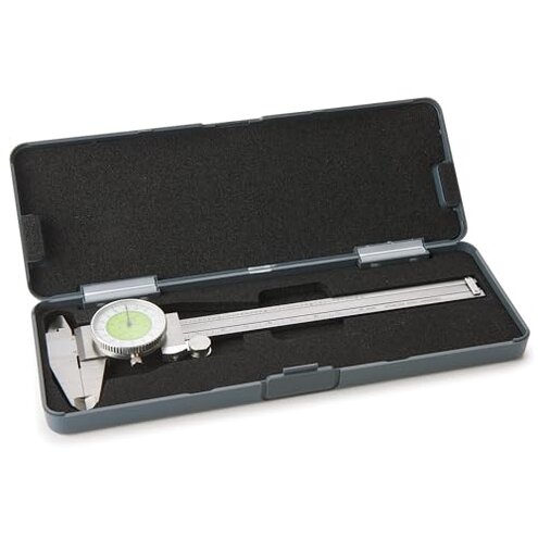 iGAGING 6-Inch 150 mm Dial Caliper, Dual Reading Scale, Metric and SAE Standard Measurement