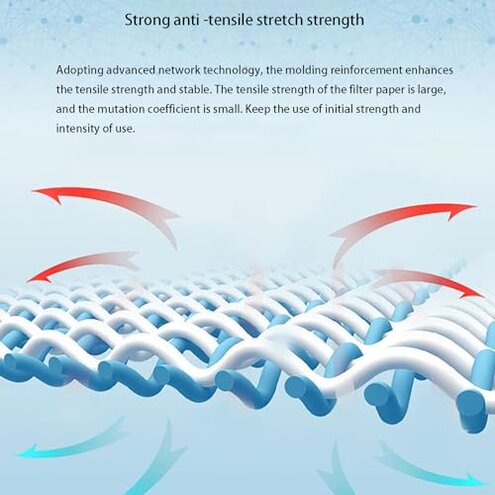 BINXIU Cutting Fluid Filter Paper, coolant Filter Paper, Emulsion Filter Paper, Mixed Fiber, Suitable for Industrial Oil Filtration (50cmX100m)(Size:1 Volume)
