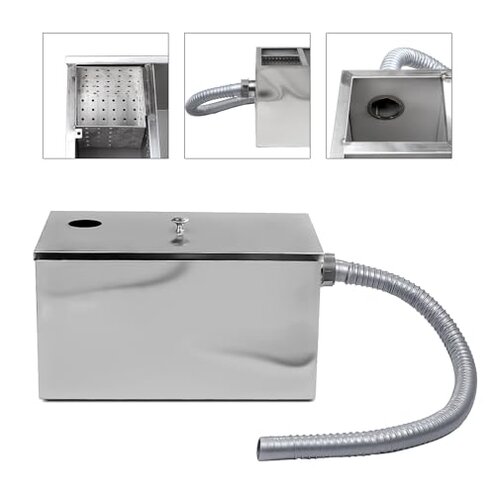 Dental Lab Stainless Steel Gypsum Sedimentation Tank with 5-Layer Filtration for Plaster Filter