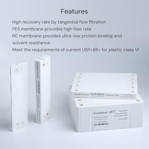 COBETTER Consieve Regenerated Cellulose TFF Cassettes Ultrafiltration Membrane 2kDa 0.11㎡