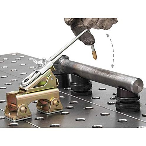 Strong Hand Tools, Grasshopper Magnetic Welding Finger, Brass Tip, Spring Loaded Arm, Adjustable Length, Anti-Tipping Bolt, Magnetic Pull Force: 35 lbs, AGH230