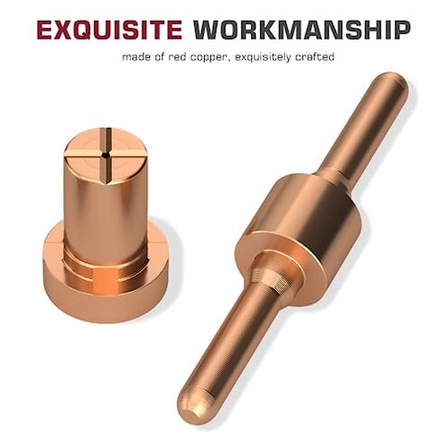 ARCCAPTAIN 110PCS PT31 Plasma Cutting Consumables Fit CUT-45 CUT-50 CT-312 MIG205 MP with Plasma Cutter Torch PT-31 JG-40 LG-40