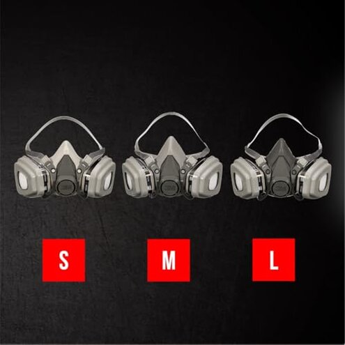 3M P95/OV Paint Project Reusable Respirator 6211, Medium Size, NIOSH-APPROVED Organic Vapor Cartridge & P95 Rated Filters, Lightweight, Flexible, Thermoplastic Faceseal For Comfort (6211P1-DC)