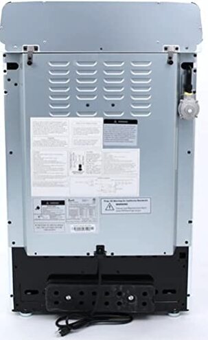 Avanti GRO24P0W Gas Range Oven Compact Freestanding Design, 2.6-Cu.Ft. Capacity 4 Sealed Burners with Electronic Ignition, Includes Broiler Storage Drawer and Accessories, 24-Inch, White