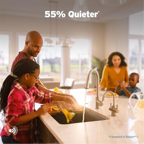 InSinkErator Power .75HP, 3/4 HP Garbage Disposal, Power Series EZ Connect Continuous Feed Food Waste Disposer, Black