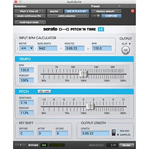 Serato Pitch N Time LE 3.0 Software for Logic