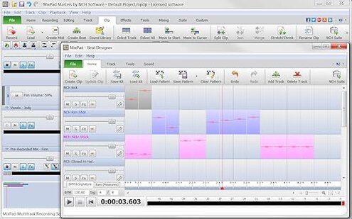MixPad Multitrack Recording Software for Sound Mixing and Music Production [Download]