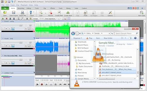 MixPad Multitrack Recording Software for Sound Mixing and Music Production [Download]