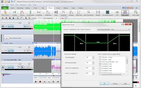 MixPad Multitrack Recording Software for Sound Mixing and Music Production [Download]