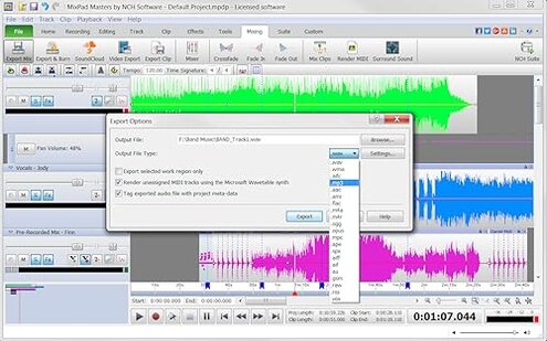 MixPad Multitrack Recording Software for Sound Mixing and Music Production [Download]