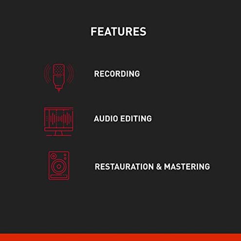 SOUND FORGE Audio Studio 16 - The complete solution for recording, audio editing, restoration and mastering in one | Audio Software | Music Program | for Windows 10/11 [PC Online code]