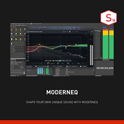SOUND FORGE Audio Studio 16 - The complete solution for recording, audio editing, restoration and mastering in one | Audio Software | Music Program | for Windows 10/11 [PC Online code]