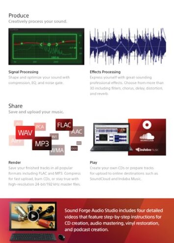 Sony Sound Forge Audio Studio 10 [Download]