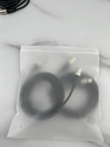 EBXYA XLR Cable 50ft 2 Packs - Premium Balanced Microphone Cable with 3-Pin XLR Male to Female Mic Speaker Cable, Black