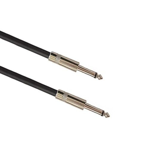 HeyTones Professional 25 Feet 12 Gauge 1/4" to 1/4" TS Speaker Cables - 12AWG 25ft DJ/PA Speaker Cords Amp Audio Wires - 2 Pack