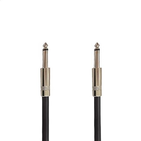 HeyTones Professional 25 Feet 12 Gauge 1/4" to 1/4" TS Speaker Cables - 12AWG 25ft DJ/PA Speaker Cords Amp Audio Wires - 2 Pack