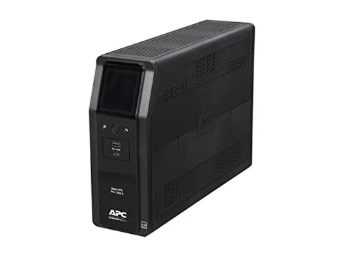 APC Sinewave UPS Back-UPS Pro, 1350VA Battery Backup & Surge Protector, LCD, AVR, BR1350MS