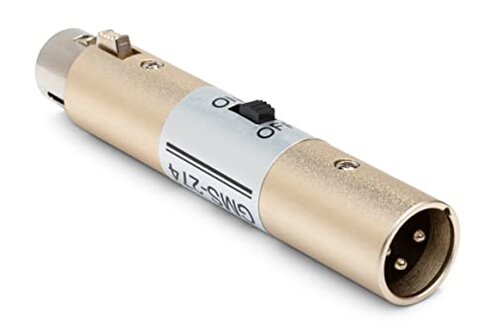 Hosa GMS-274 Power Switch, XLR3F to XLR3M