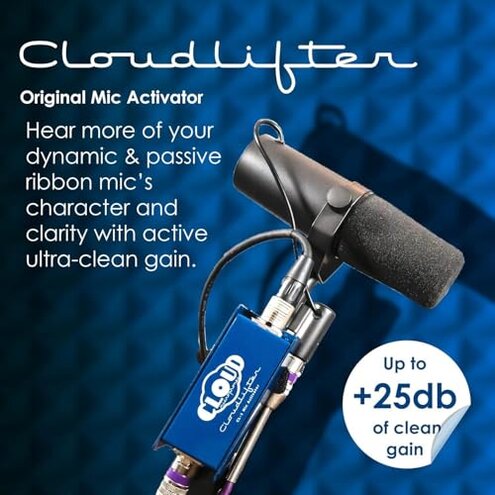Cloud Microphones - Cloudlifter CL-2 Mic Activator - Ultra-Clean Microphone Preamp Gain - USA Made