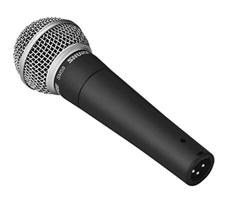 Shure SM58 Professional XLR Dynamic Vocal Microphone &ndash; Cardioid Mic for Live Performance, Studio Recording, Podcasting & Broadcasting (SM58-LC)