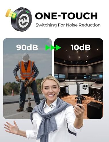 Hollyland Lark M2 Wireless Microphone for iPhone/Camera/Android/PC, 48kHz/24-bit High Fidelity Audio, 300m Range, Noise Cancelling, 40h Use, YouTube, Vlog, Streaming (2TX + 3RX + Charging Case)