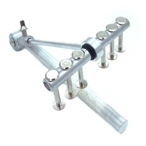 TUOREN Cymbal Sizzler Sustain Device with Rivet Metal Adjustable Cymbal Hiss Sound Effect Sounder for Cymbal Stand Jazz Drum Set Percussion Drum Kit Cymbal Accessories