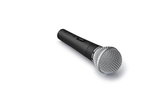 Shure SM58 Pro XLR Dynamic Microphone with On/Off Switch - Professional Studio & Live Performance Cardioid Mic for Vocals, Podcasting, and Recording (SM58S)