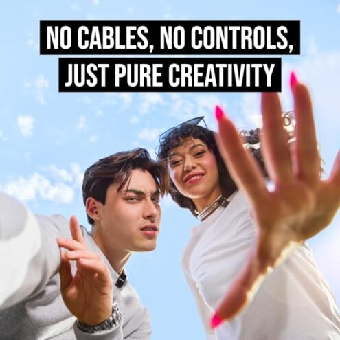 R&Oslash;DE Wireless Micro - Compact Wireless Microphone, Two Mics with Charge Case for Smartphone Content Creation - USB-C, Black