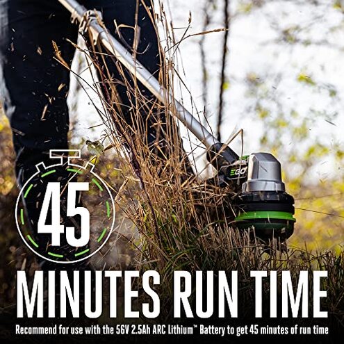 EGO Power+ 56-Volt 15" String Trimmer with POWERLOAD™ with 2.5Ah Battery and 210W Standard Chargers, ST1511T