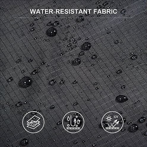 Mansion Home Thickened Cover for 12FT Hammock Stand, 210D Waterproof Cover With Handles and Vents, Black