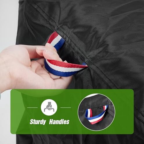 Loenel Waterproof Hammock Cover for 11-12FT Hammock Stand (151" L x 56" W x 37" H)