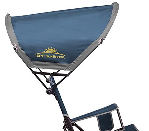 GCI Outdoor Sunshade Rocker Outdoor Rocking Chair with Canopy