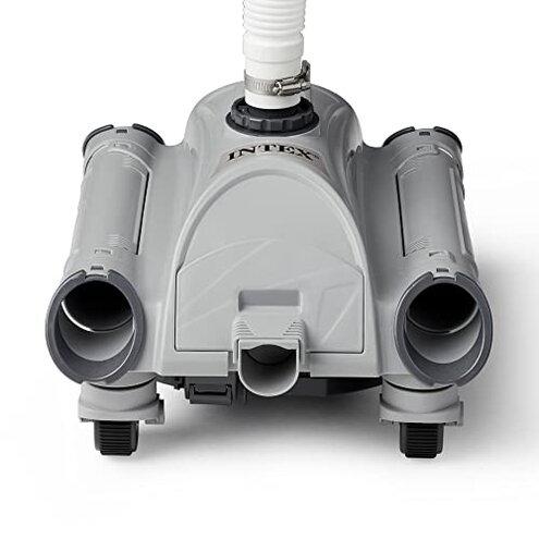 Intex 28001E Above Ground Pool Automatic Pool Cleaner Pressure Side Vacuum Cleaner with 24 Foot 7 Inch Hose for Intex Pools Only w/ a 1.5 Inch Fitting