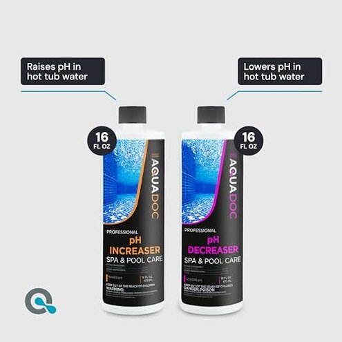 Aquadoc Bromine Hot Tub Starter Kit for Spas, Complete Spa Maintenance Kit with Bromine Tablets & Complete Hot Tub Chemicals Starter Kit (Bromine Hot Tub Starter Kit)